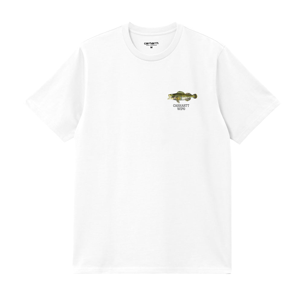 carhartt wip i033120 02 xx s s fish t shirt white