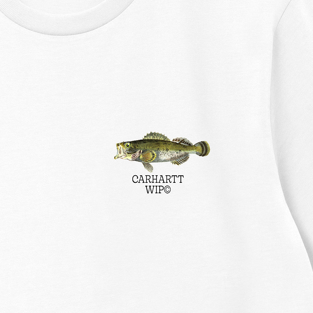 carhartt wip i033120 02 xx s s fish t shirt white