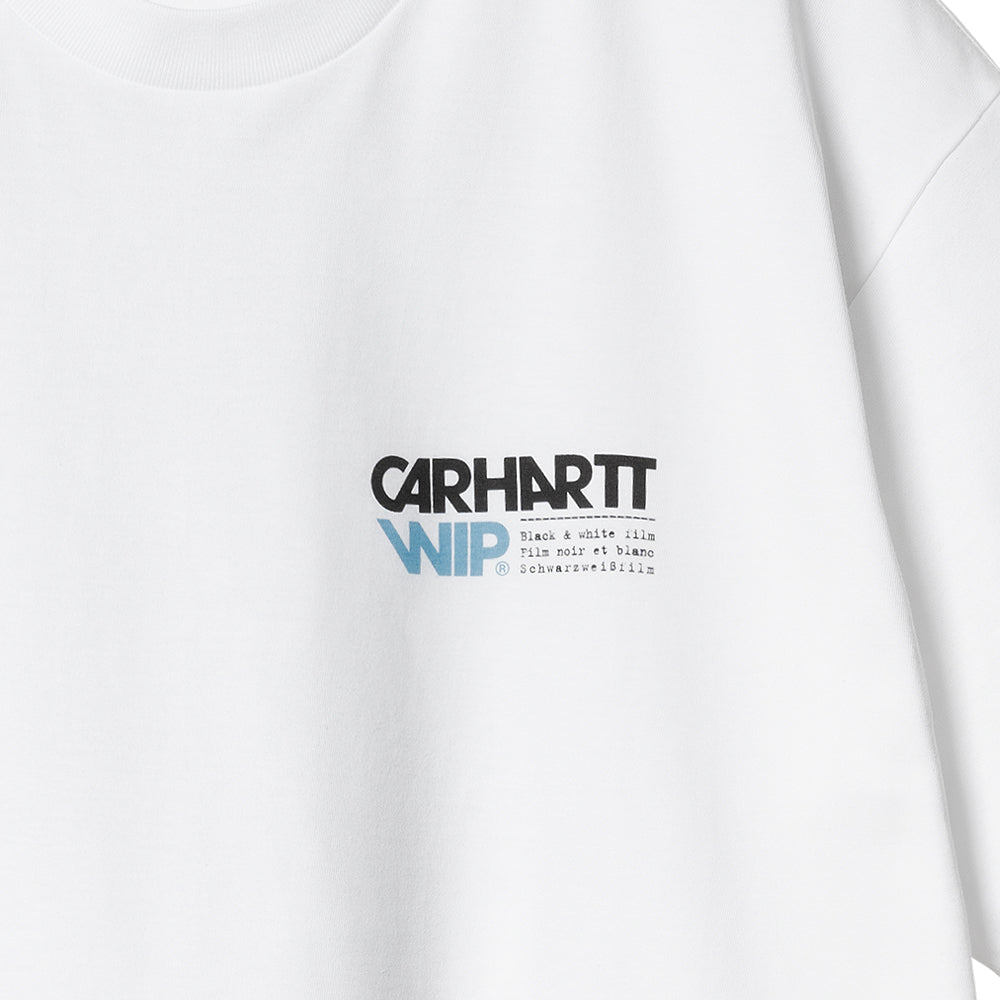 carhartt wip i033178 02 xx s s contact sheet t shirt white