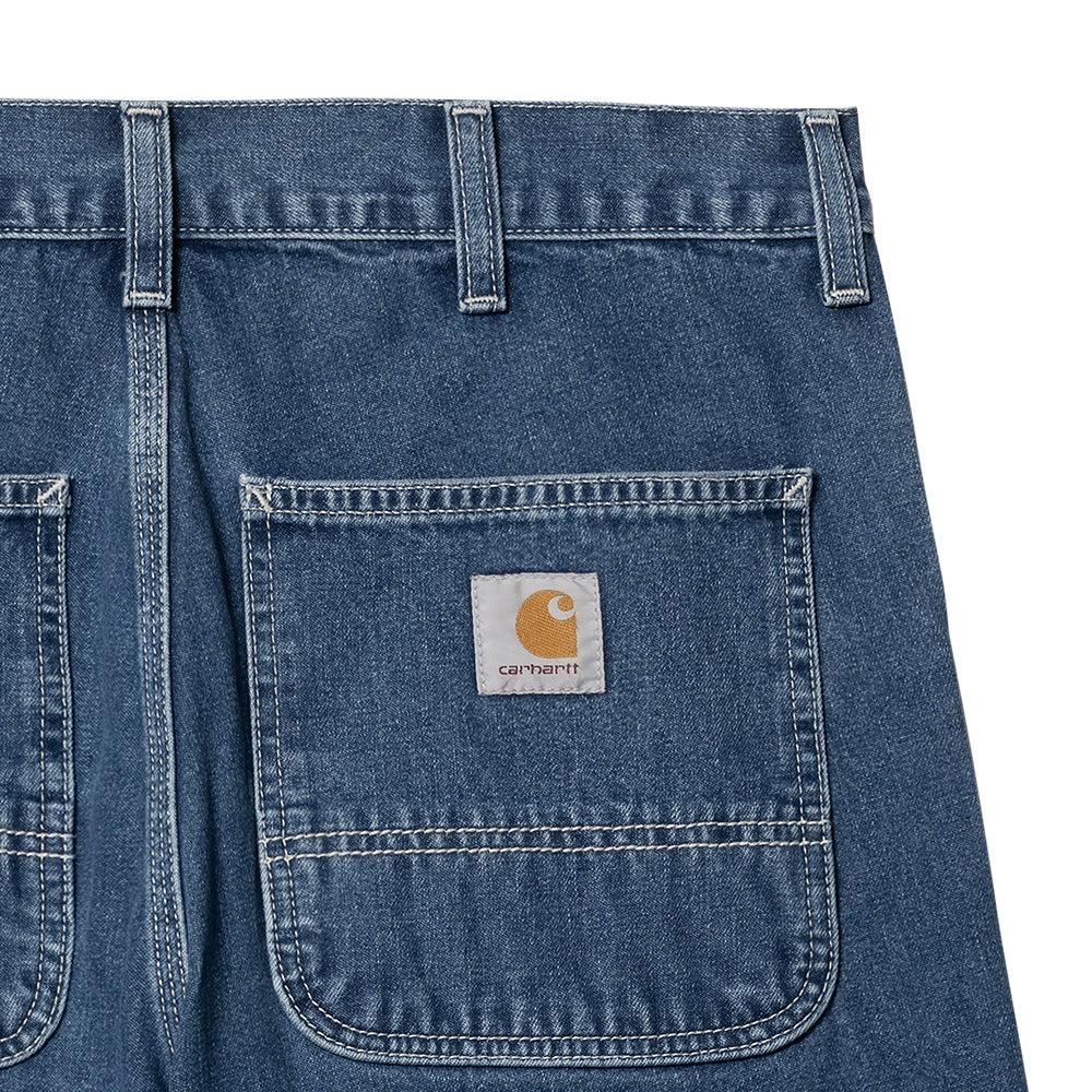 carhartt wip i033333 01 06 simple short blue stone washed