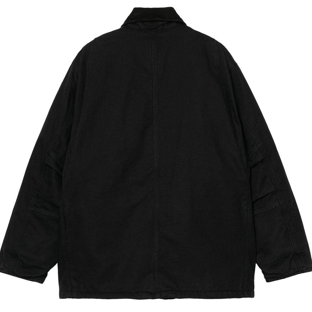 carhartt wip i035616.00e.06.03 ambel coat black stone washed