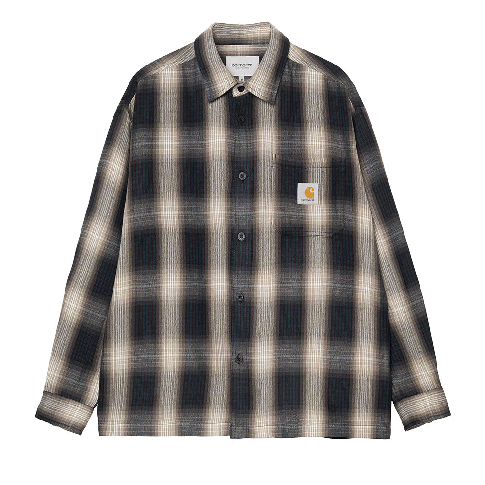 carhartt wip i035954 ls harlin shirt harlin checkjupiter