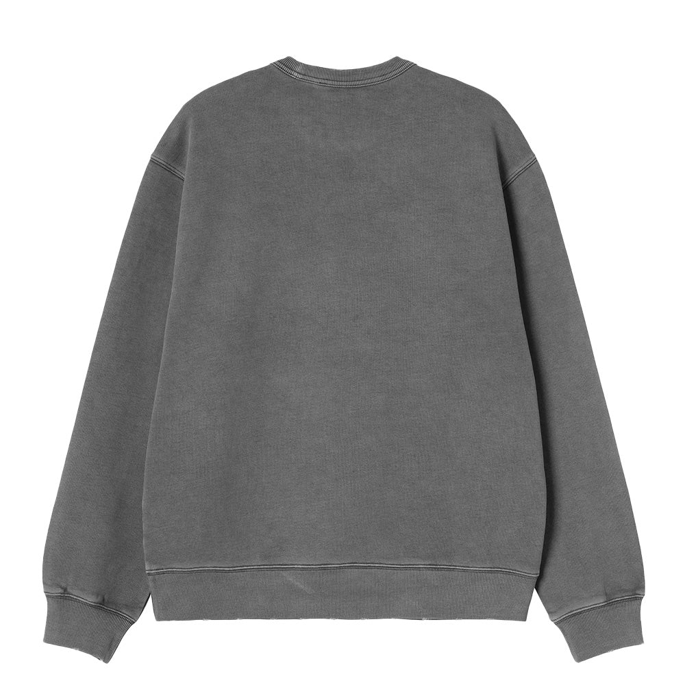 carhartt wip i036054 torion sweat black grind wash