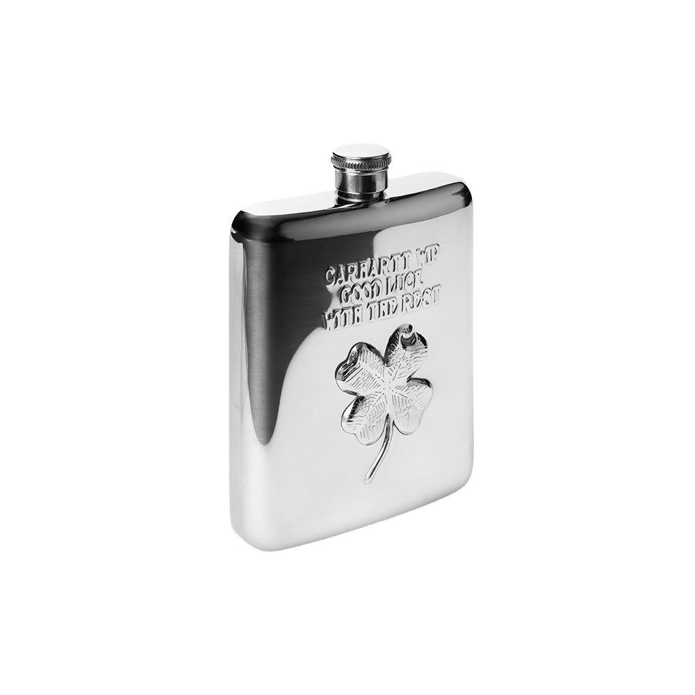 carhartt wip i036249 clover flask silver
