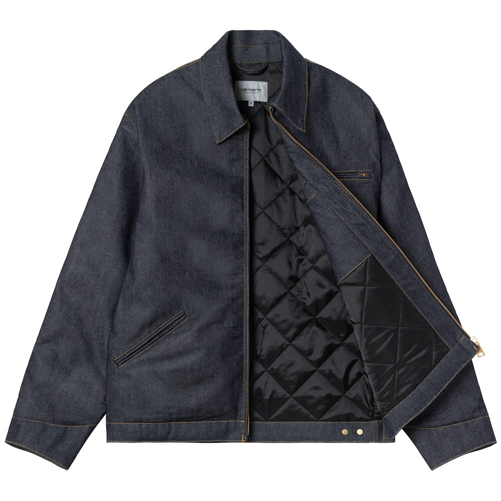 carhartt wip i036259 og detroit jacket blue rigid