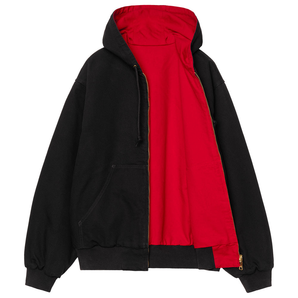 carhartt wip i036412 3gj 50 years anniversary og active jacket canvas black usa red rinsed
