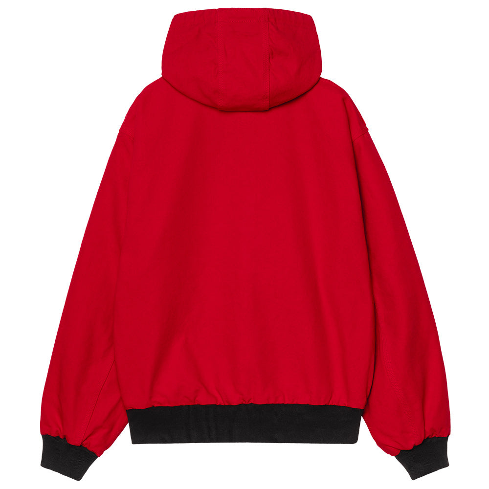 carhartt wip i036412 3gj 50 years anniversary og active jacket canvas black usa red rinsed