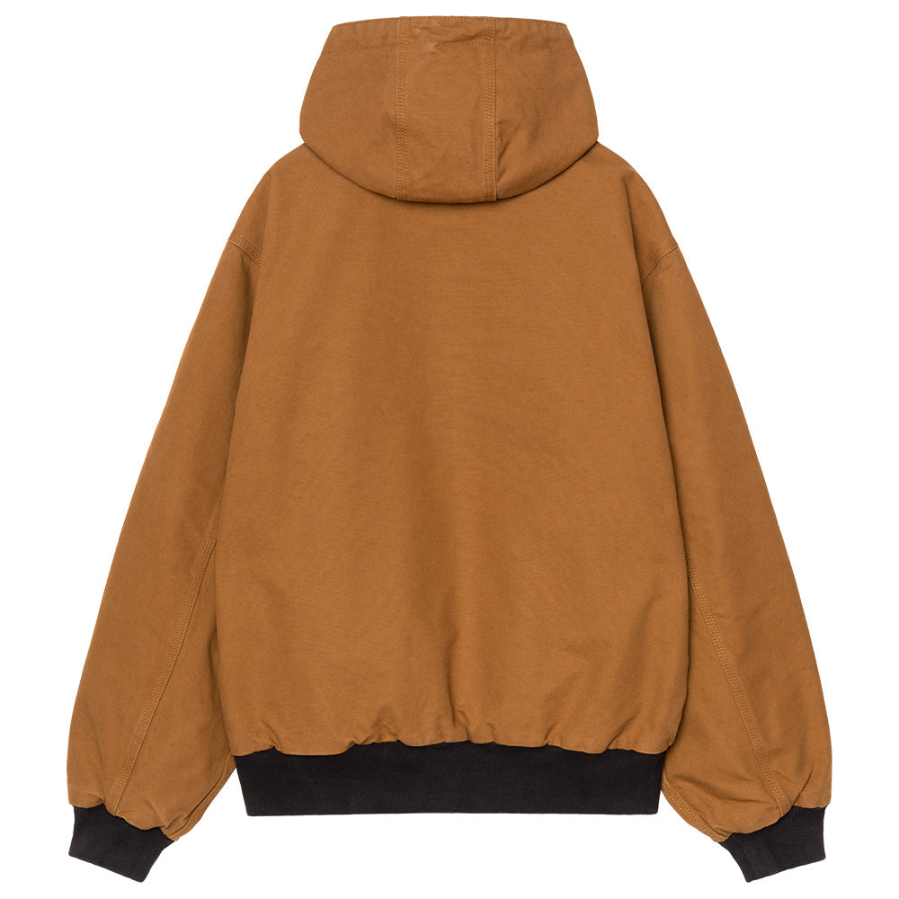 carhartt wip i036412 3gj 50 years anniversary og active jacket canvas hamilton brown camo trebark rinsed