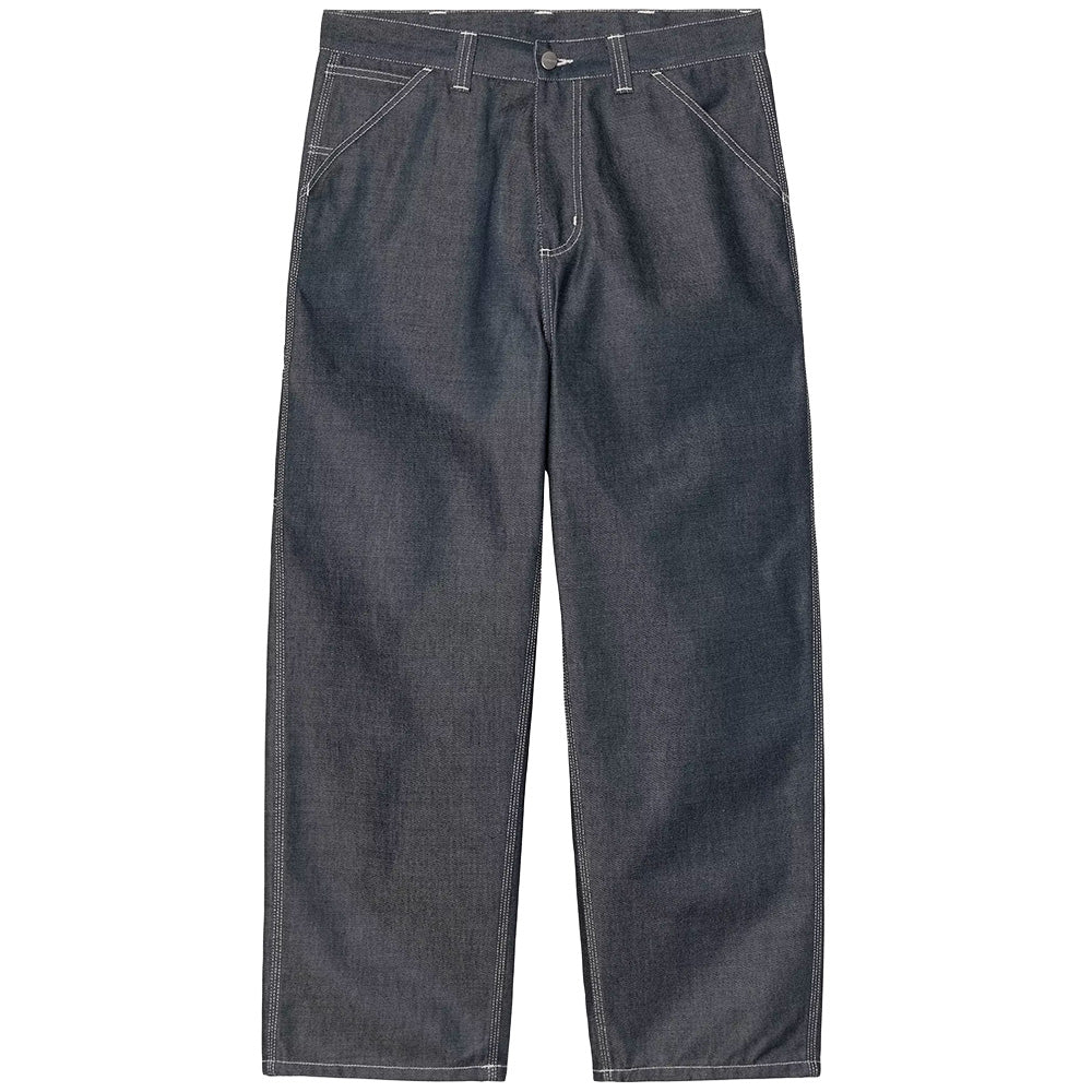 carhartt wip i036649 og single knee pant blue rigid