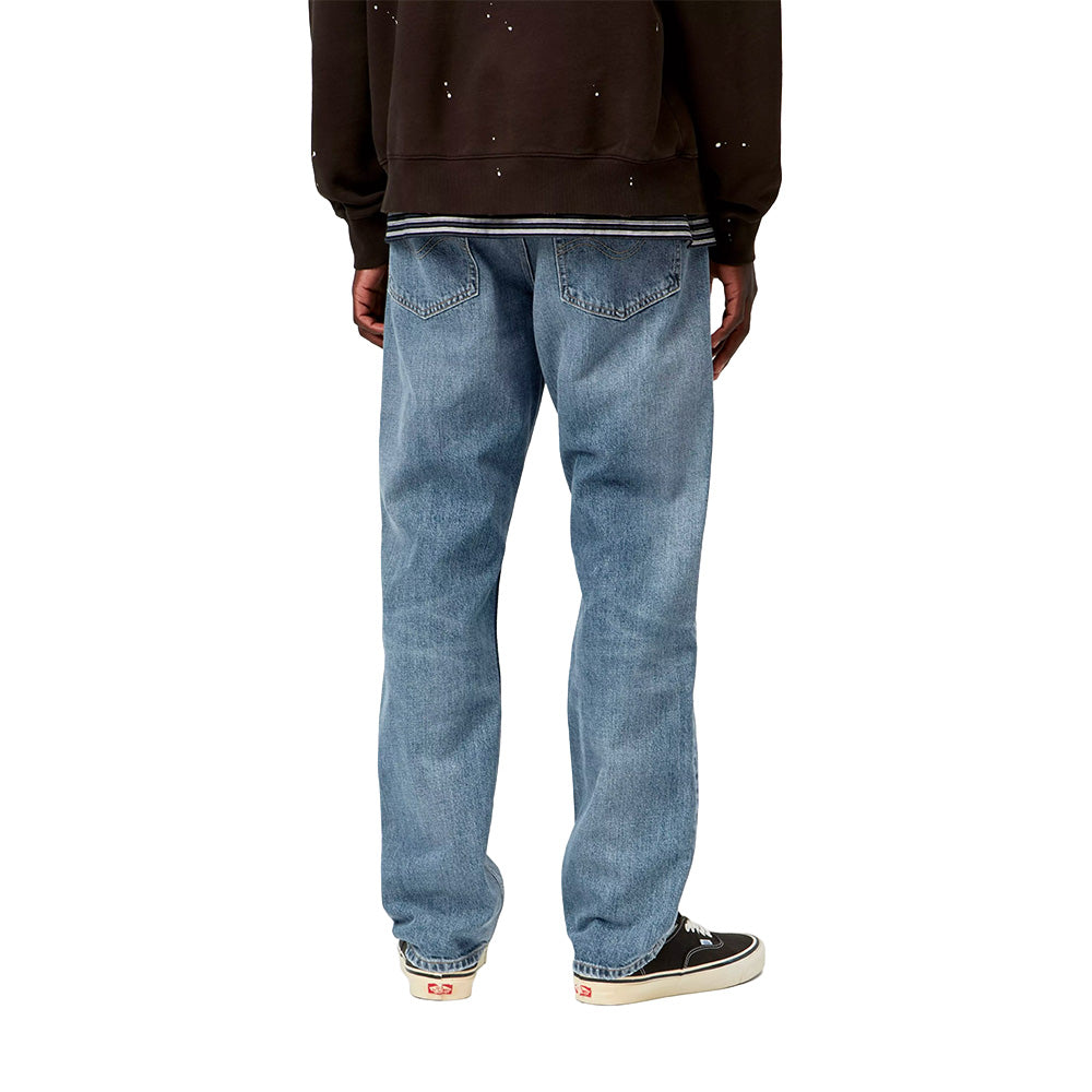 carhartt wip marlow pant blue worn bleached l32