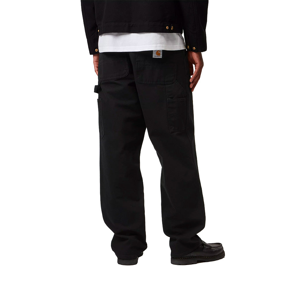 carhartt wip single knee pant black rinsed l32