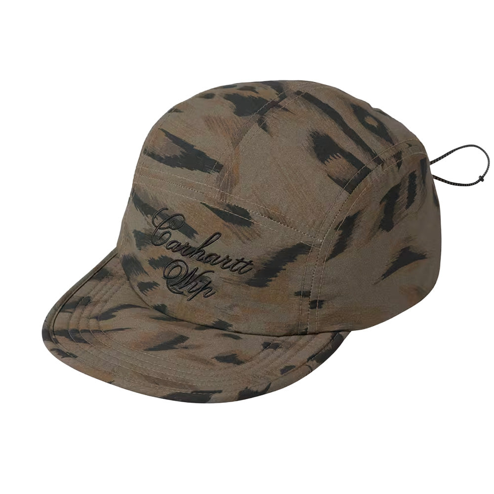carhartt wip travon cap duck feather print cypress