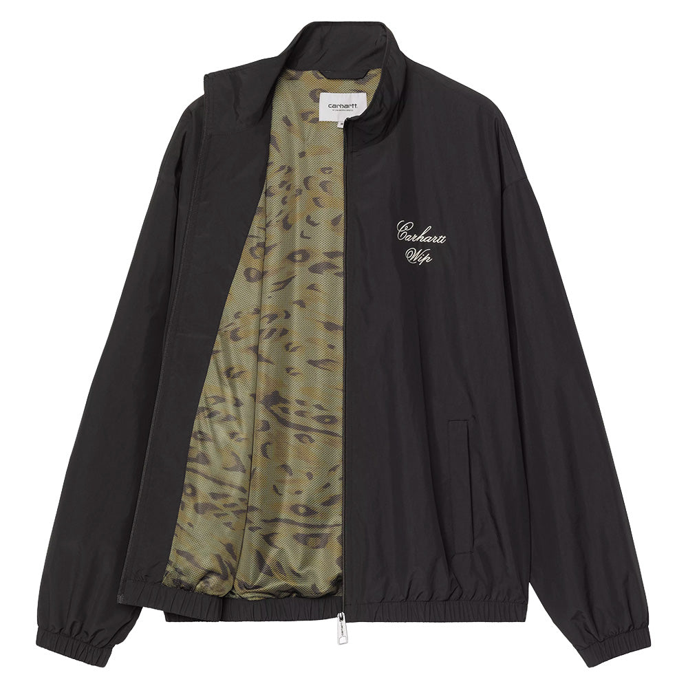 carhartt wip travon jacket black wax