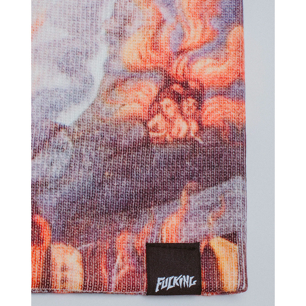 fucking awesome inferno skully beanie aop