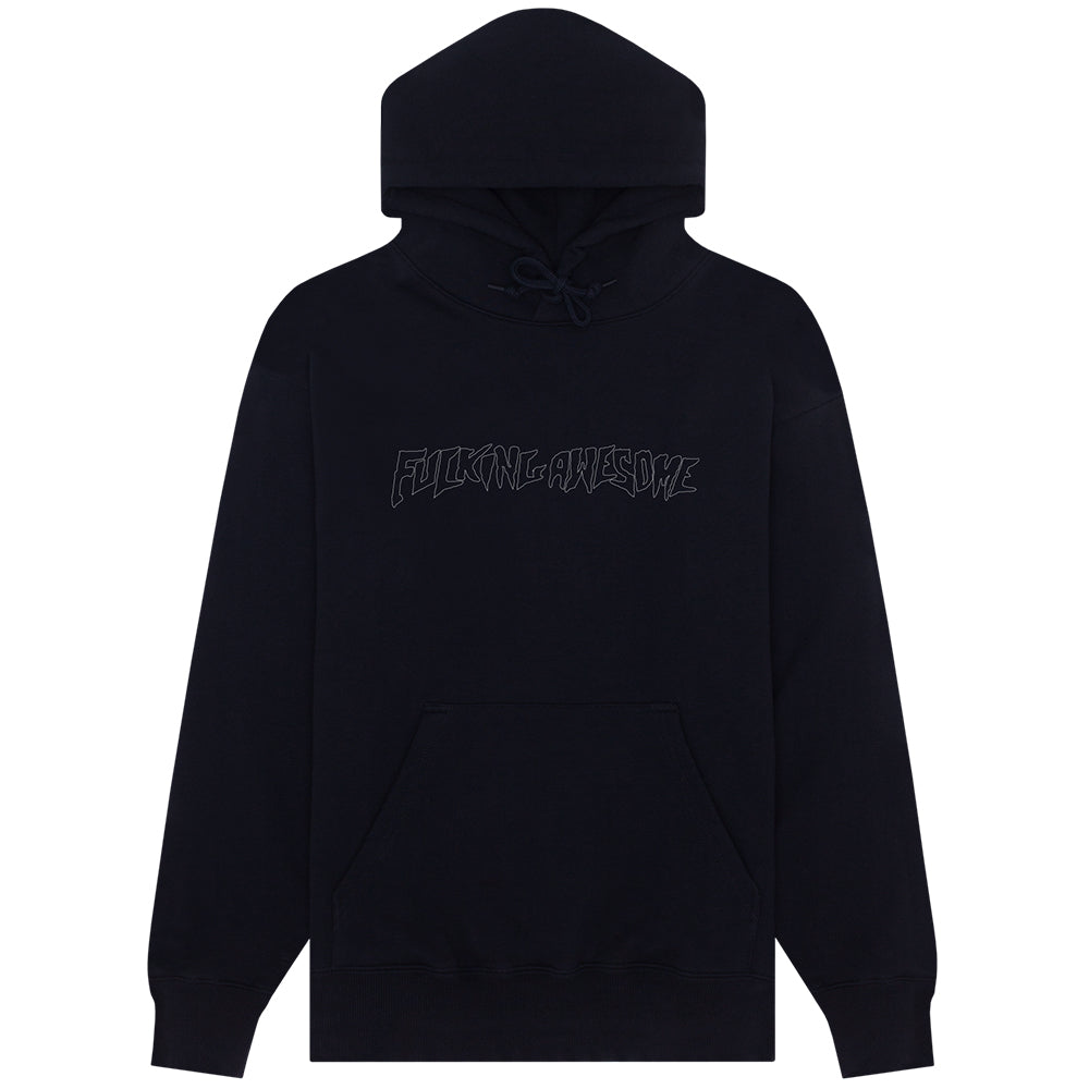 fucking awesome pn7211 outline stamp hoodie black