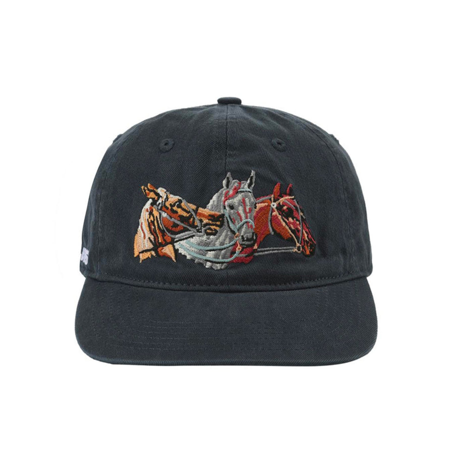 hélas a05s3d1hdwcap01u horses cap navy