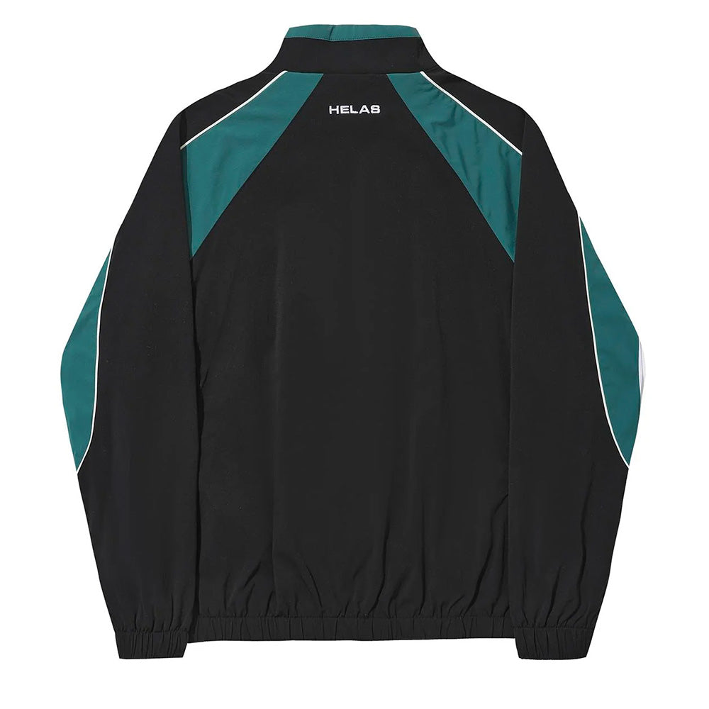 hélas a05s4d1pnttrk01 ready tracksuit jacket blackgreenwhite