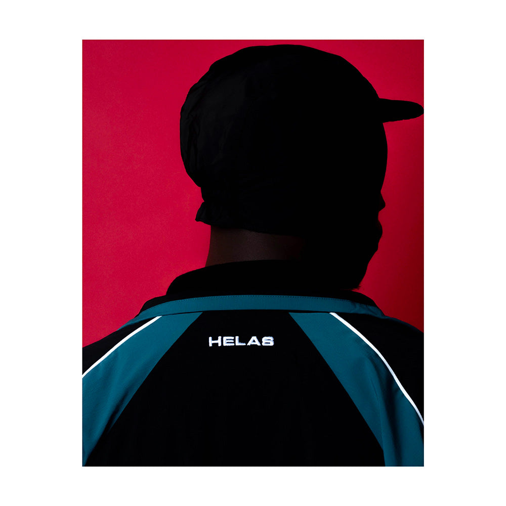 hélas a05s4d1pnttrk01 ready tracksuit jacket blackgreenwhite