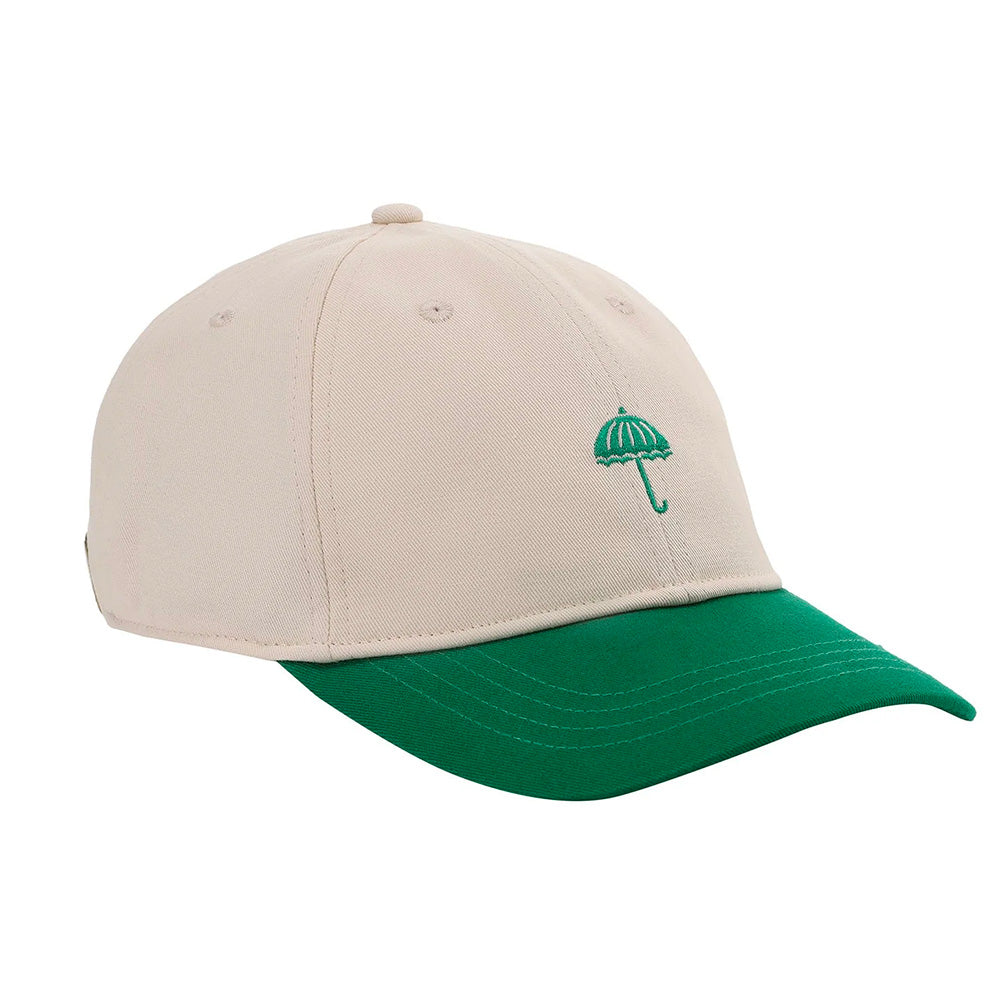 HÉLAS CLASSIC TWO-TONE CAP // BEIGE/GREEN