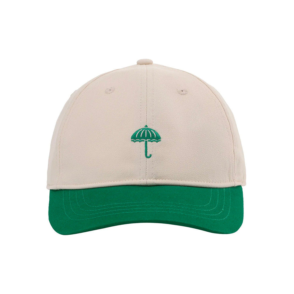 HÉLAS CLASSIC TWO-TONE CAP // BEIGE/GREEN