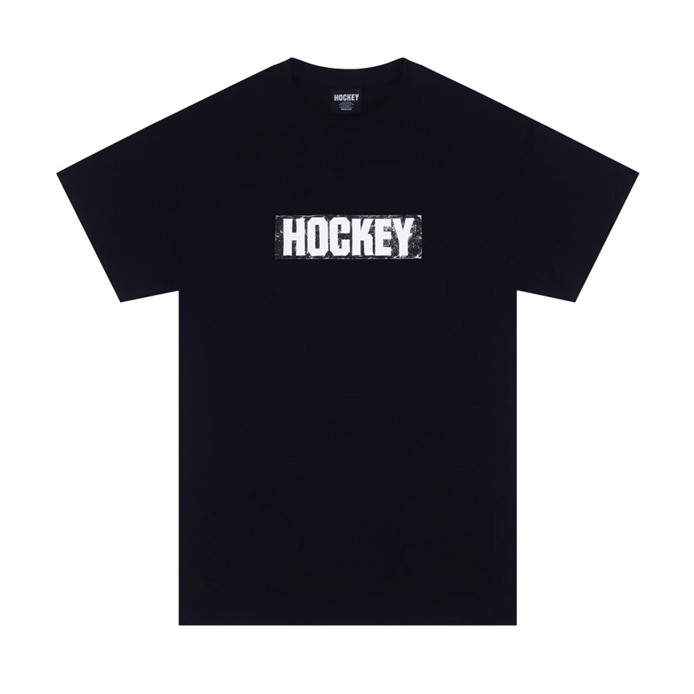 hockey pn6092 sticker logo tee black