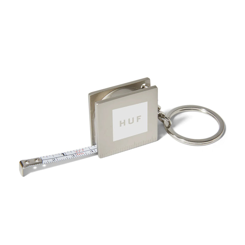 huf ac00809 tape measure keychain silver