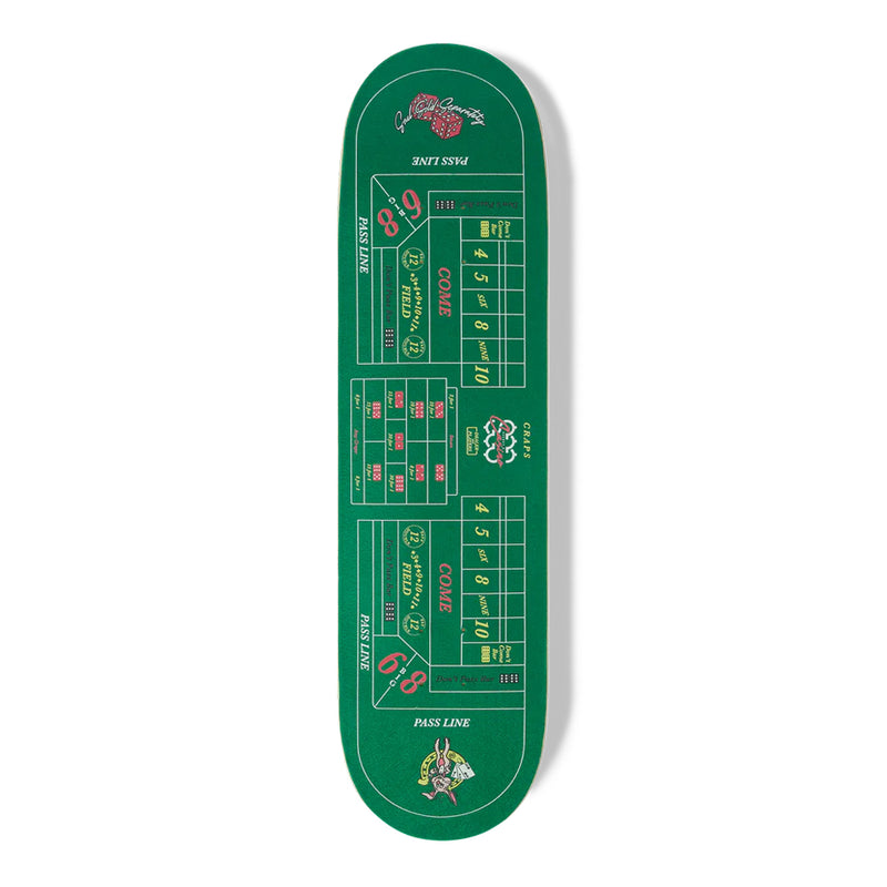 huf ac00914 craps skate deck green