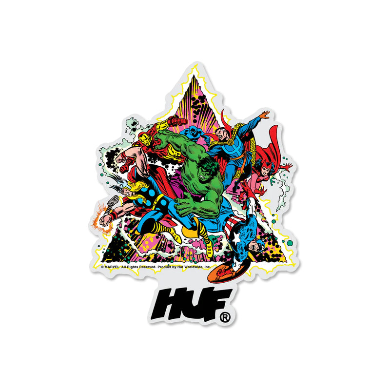 huf ac00937 huf x avengers cosmic assemblage sticker 