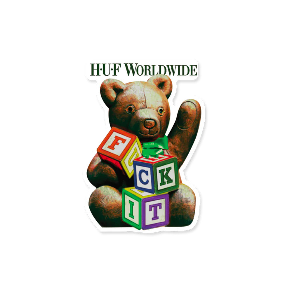 huf ac01155 gift bear sticker multi