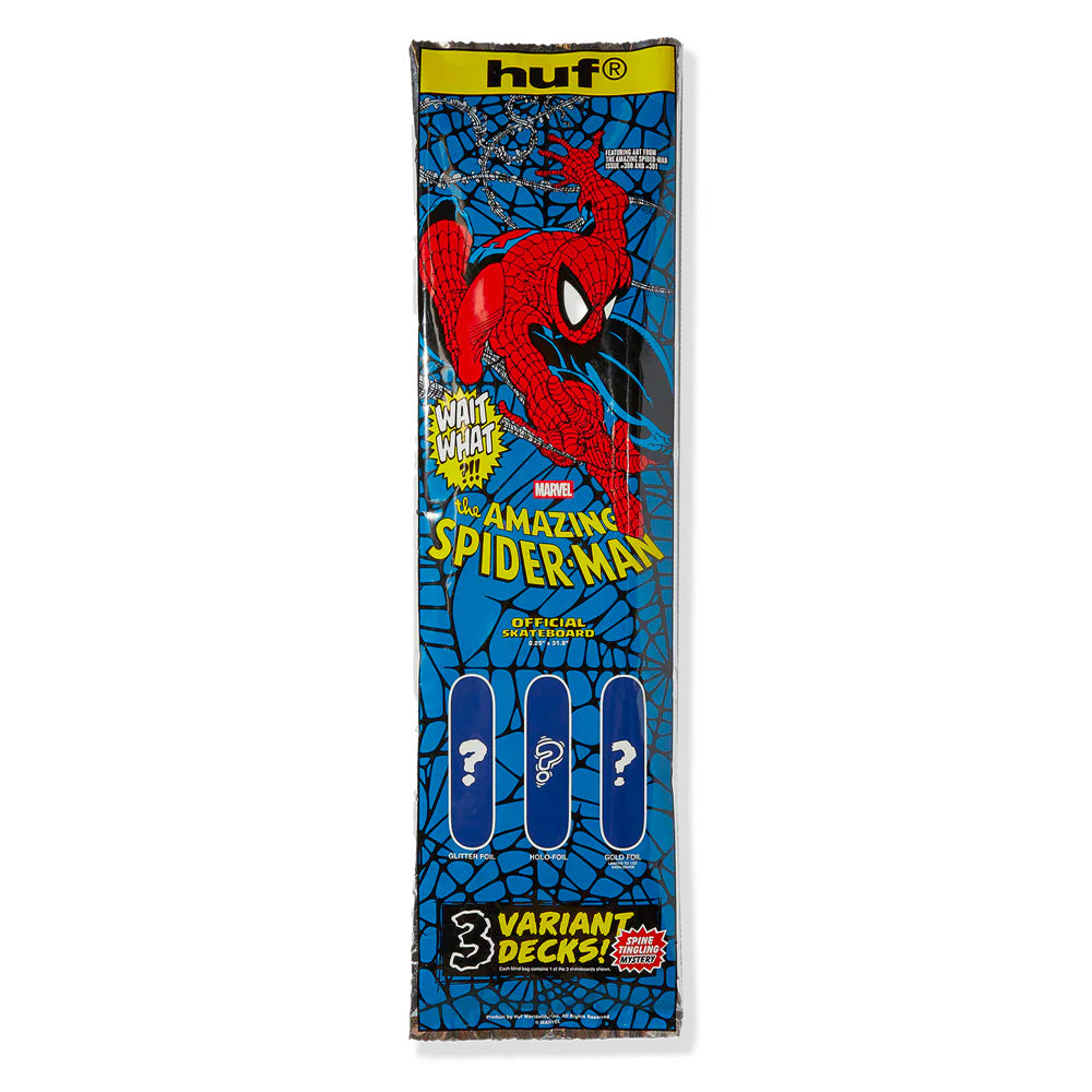 HUF x MARVEL SPIDER-MAN ISSUE 300 BLIND BAG DECKS // 8.25