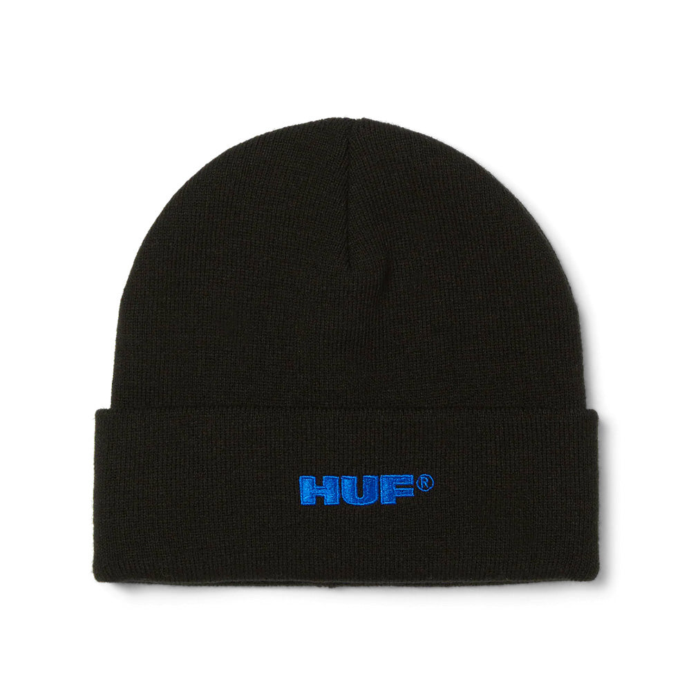 huf bn00185 huf all caps cuff beanie black