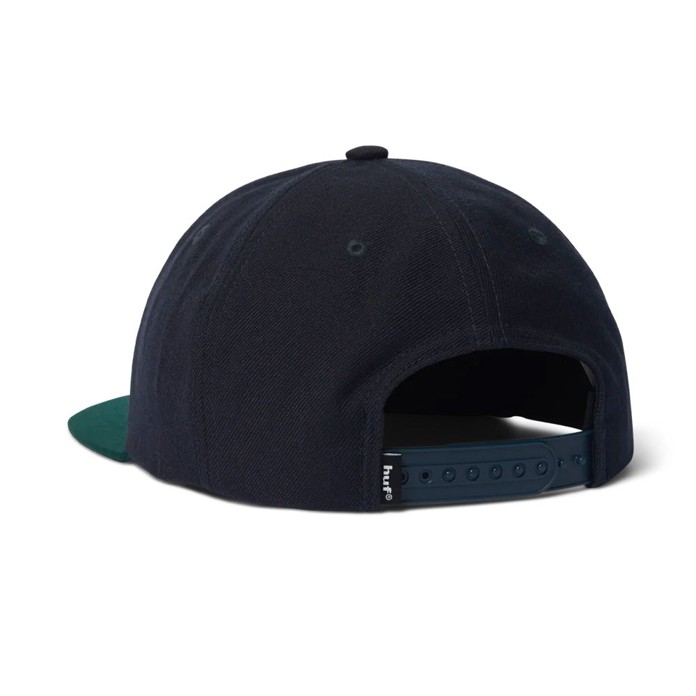 HUF HUF CLASSIC ARCH BRUSHED SNAPBACK // NAVY/GREEN