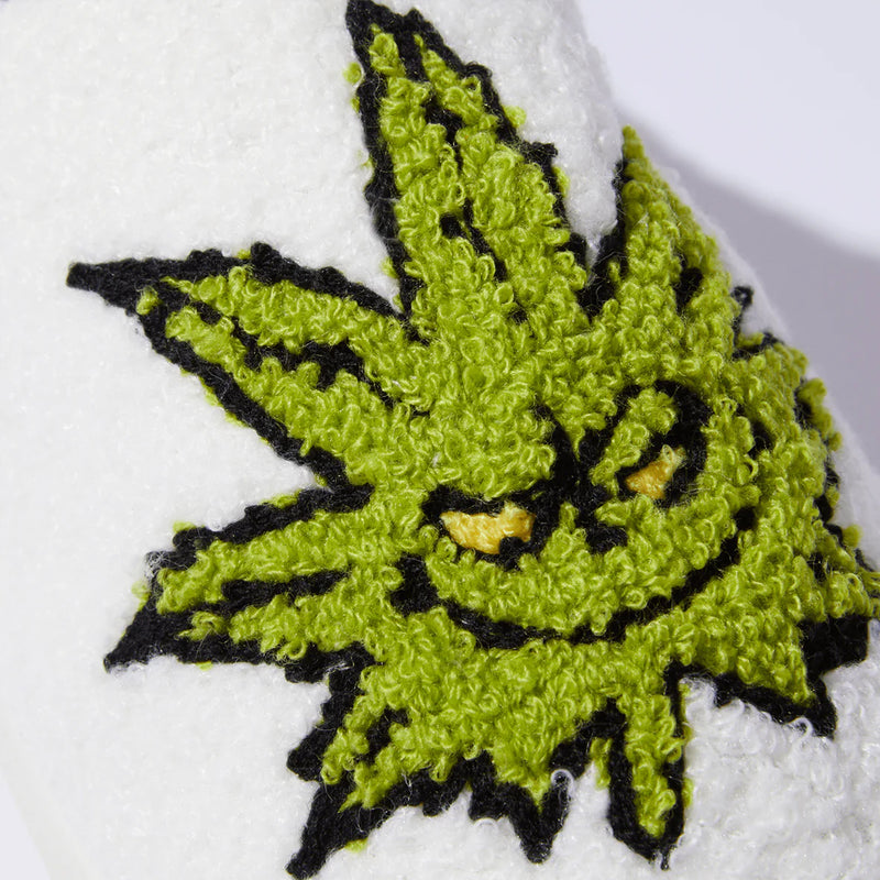 huf cp00106 greench buddy fuzzy slipper natural