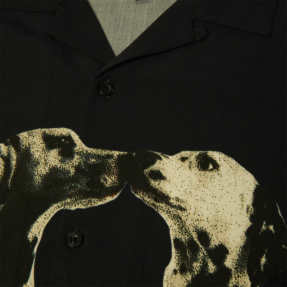 HUF HUF DOGGED SS RESORT SHIRT // BLACK