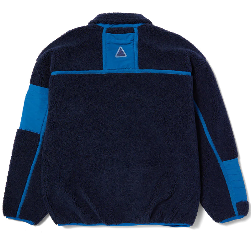 huf jk00407 livingston sherpa jacket blue night