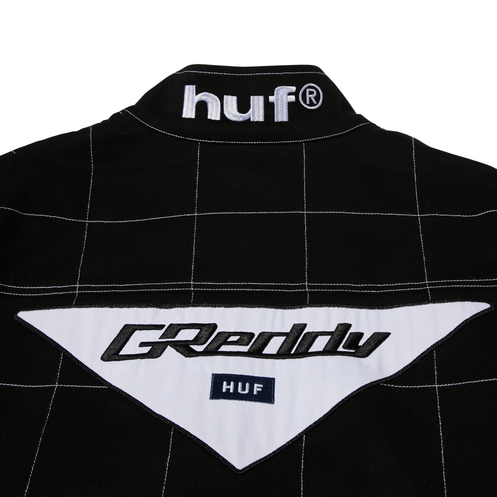 HUF HUF X GREDDY RACING TEAM JACKET // BLACK