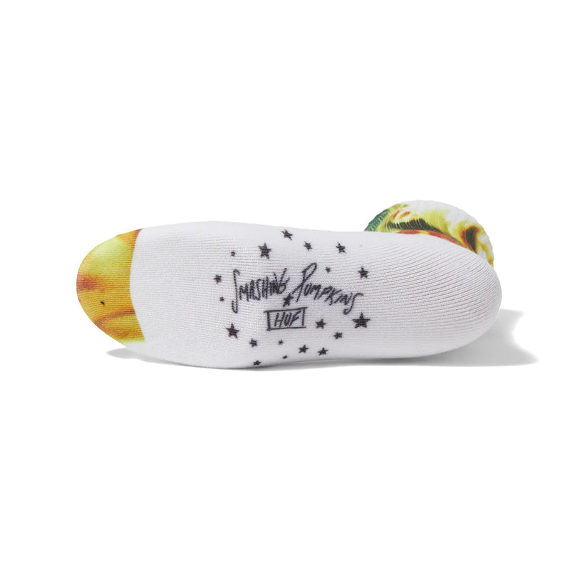 huf sk00828 huf x smashing pumpkins rocket crew sock white