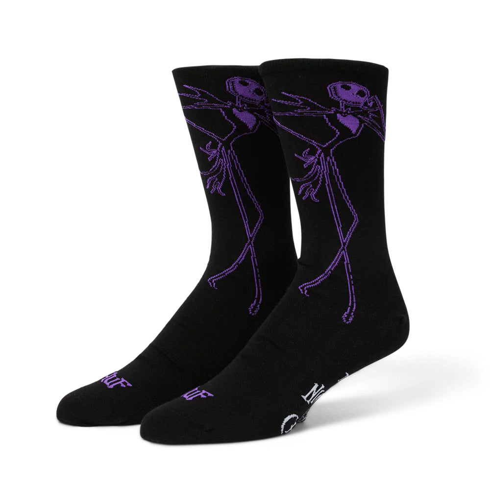 huf sk00931 jack skellington crew sock black