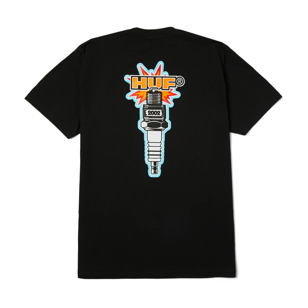 HUF HUF SPARK IT UP SS TEE // BLACK