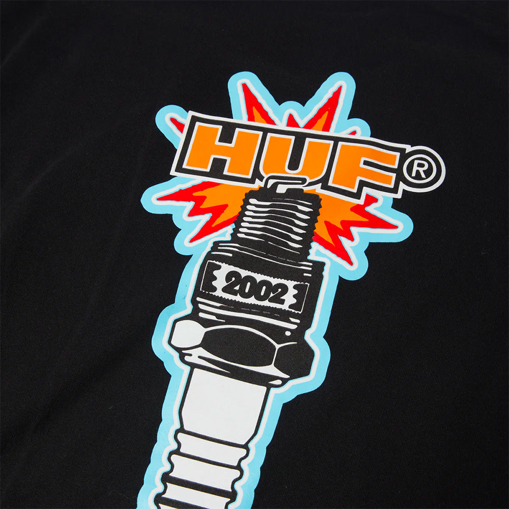 HUF HUF SPARK IT UP SS TEE // BLACK