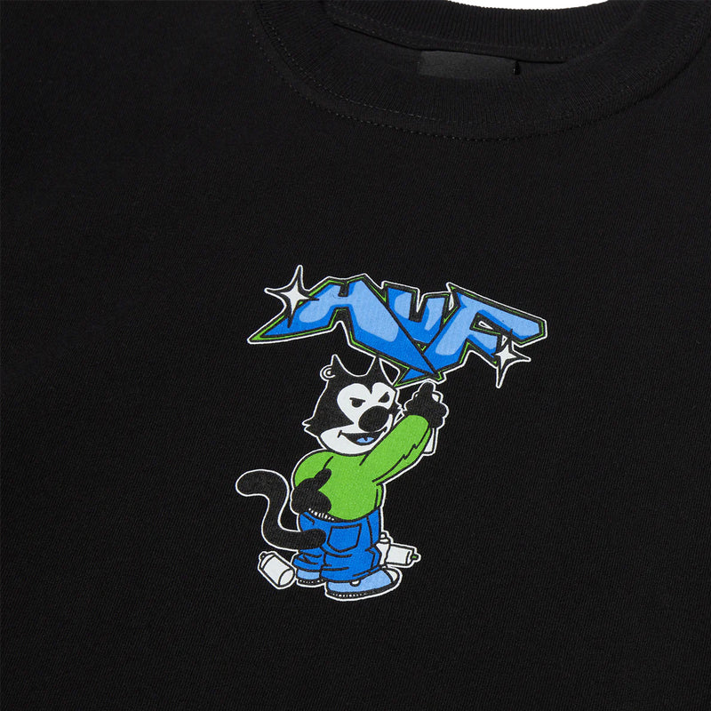 huf ts02135 bad cat tee black