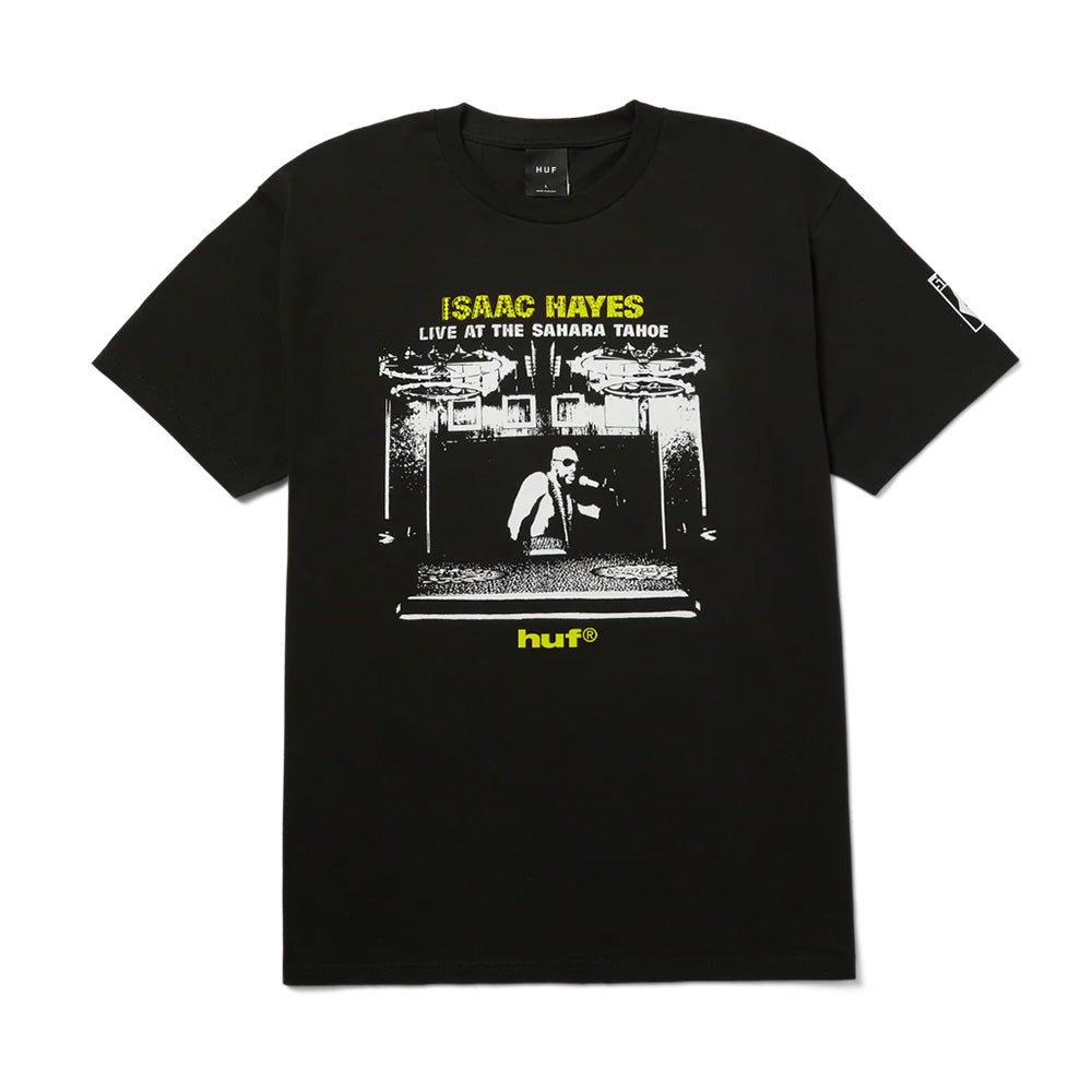huf ts02540 x isaac tahoe heavyweight t shirt black