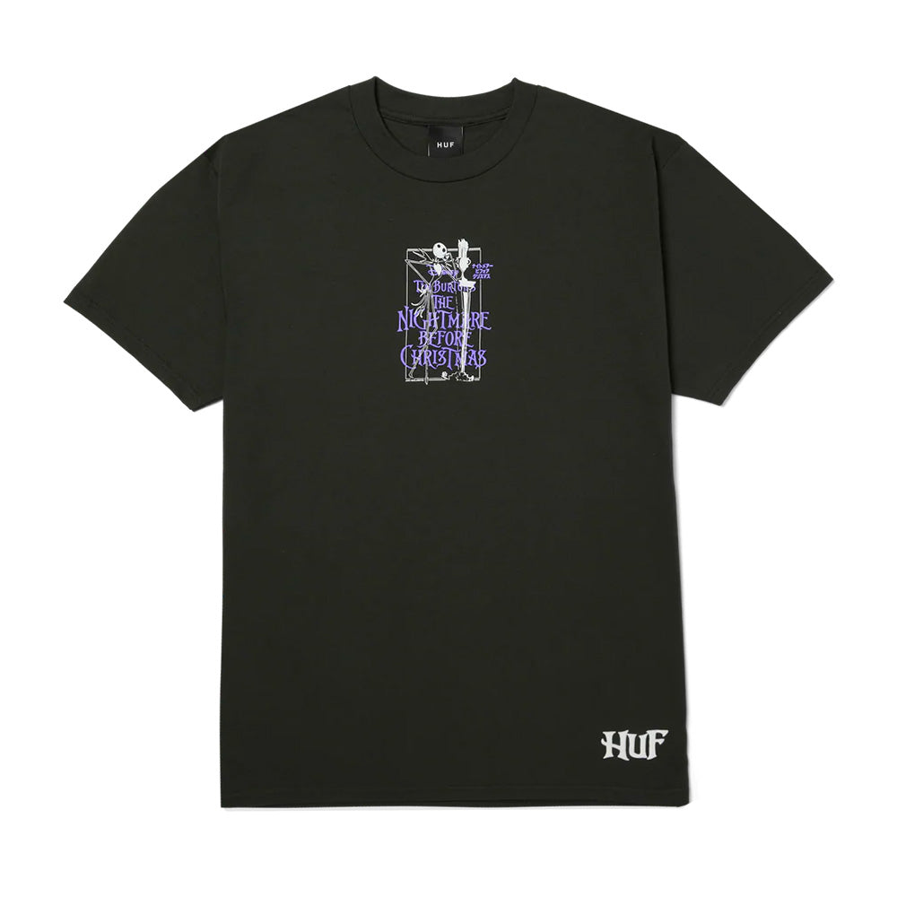 huf ts02605 x nightmare ss tee vintage black