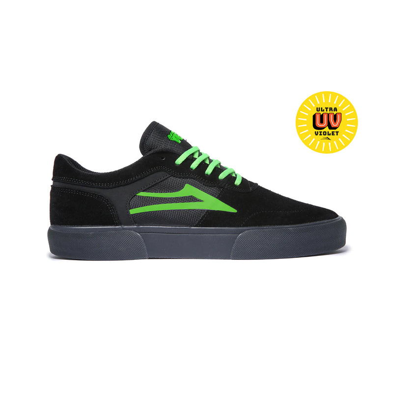 lakai ms2230243a33 buvgs staple black uv green suede