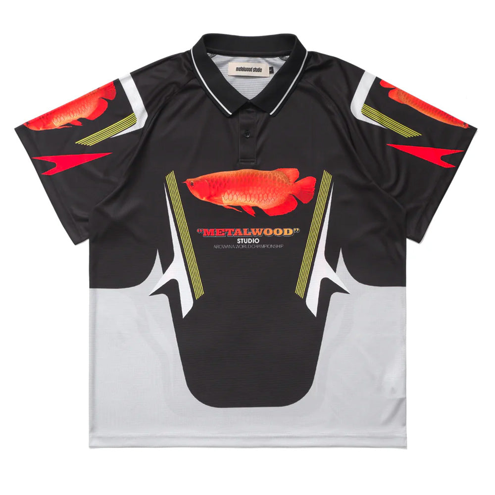 METALWOOD AROWANA SPORT POLO // BLACK