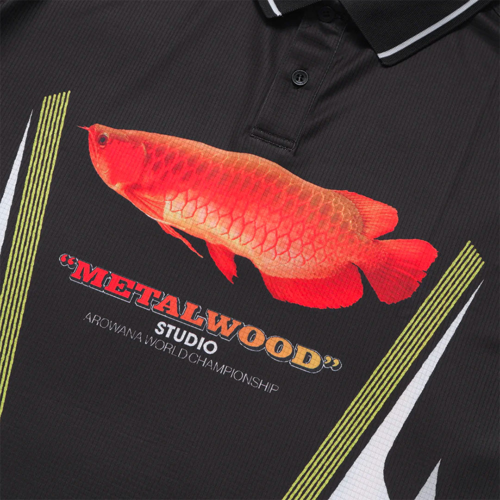 METALWOOD AROWANA SPORT POLO // BLACK
