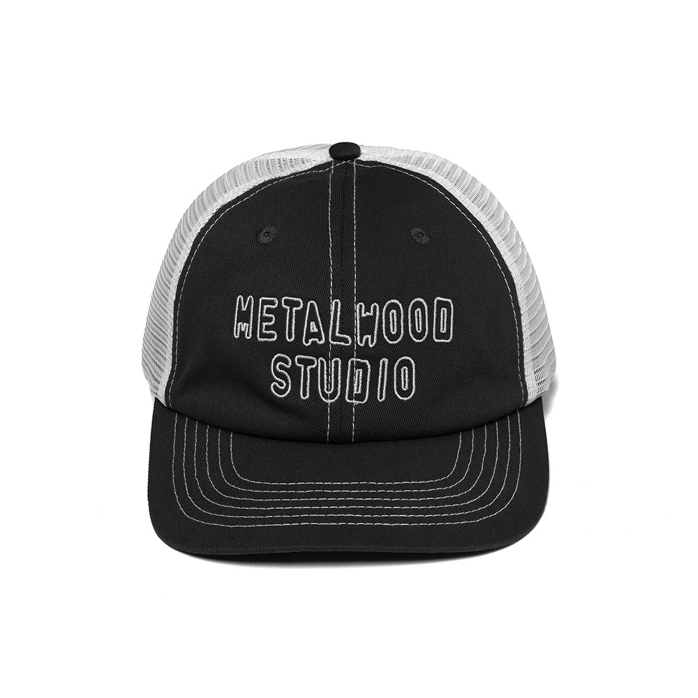 METALWOOD CUTIE 6-PANEL TRUCKER HAT // BLACK