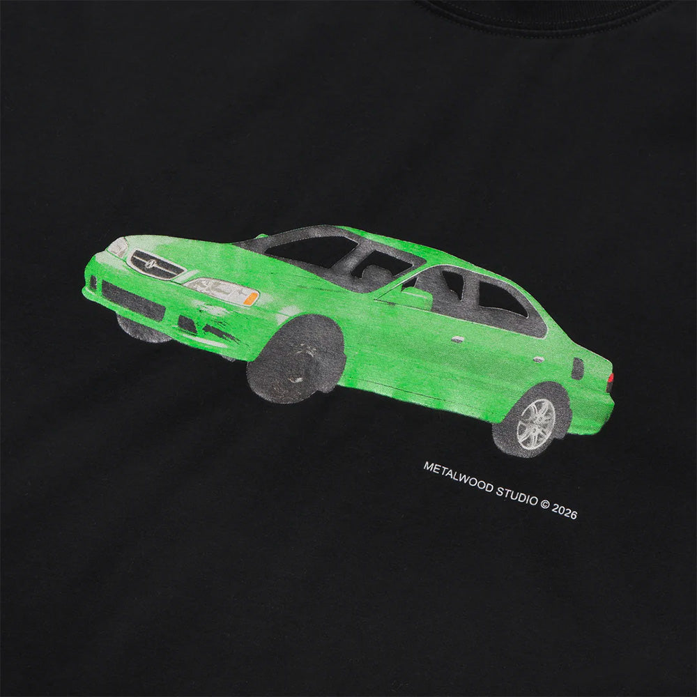 METALWOOD METALWOOD HARVEY T-SHIRT // BLACK