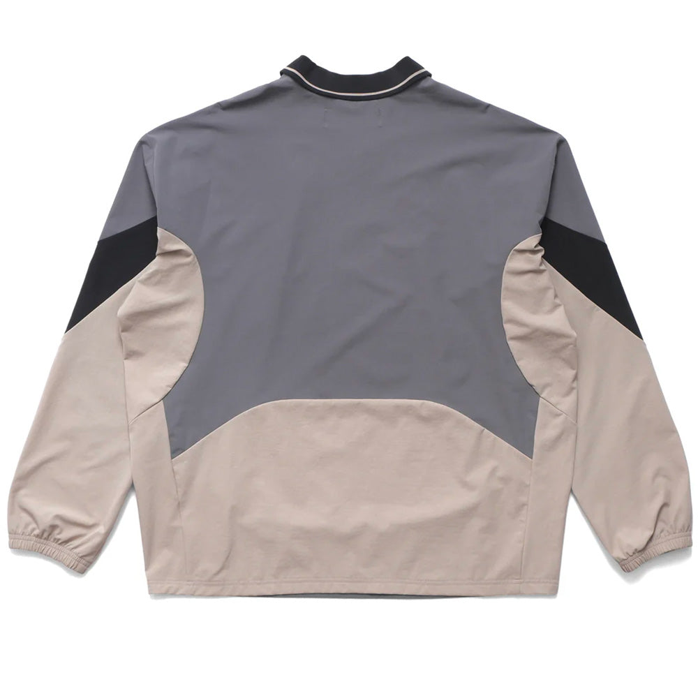 METALWOOD METALWOOD MACHINE LONGSLEEVE POLO // BLACK