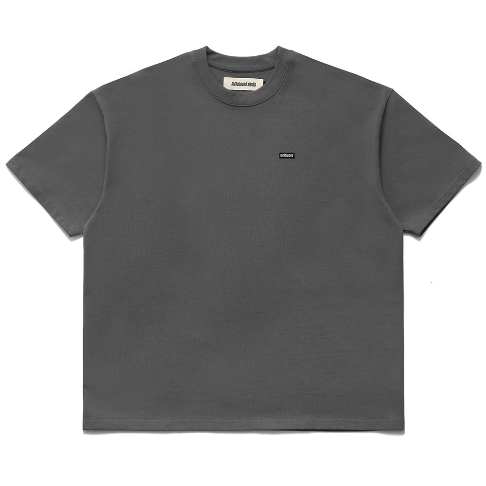 METALWOOD MINI METAL LOGO HEAVYWEIGHT T-SHIRT // TAR